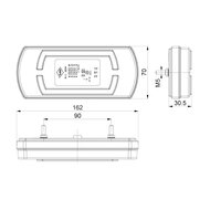 Horpol LED Achterlicht CLEOmax 4-functies LZD 2841
