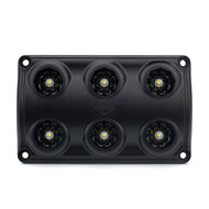 Horpol LED Interieurlamp Zwart 12-24V | 6-LEDS