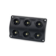 Horpol LED Interieurlamp Zwart 12-24V | 6-LEDS