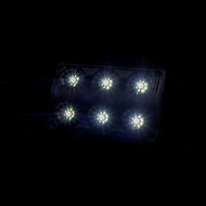 Horpol LED Interieurlamp Zwart 12-24V | 6-LEDS