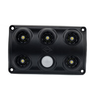 Horpol LED Interieurlamp Zwart 12-24V | Bewegingssensor