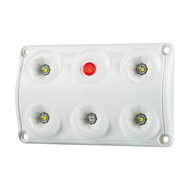 Horpol LED Interieurlamp Wit/Rood Dimbaar + Schakelaar LWD 2157