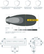 HELLA Black Magic Edgeless Pro Mini 7 inch LED Lightbar | 2.154 lumen