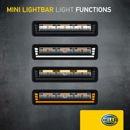 HELLA Black Magic Edgeless Pro Mini 7 inch LED Lightbar | 2.152 lumen