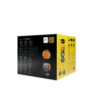 HELLA K-LED QUADRA LED Zwaailamp Oranje | Smoke