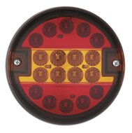 Led Hamburger Achterlicht 3 Functies | Rond &Oslash;140mm