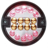 LED Achterlicht 3 Functies Rond &Oslash;140mm