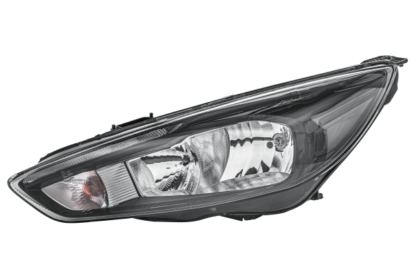 Hella Koplamp Ford Focus III 14- Links H7 zwart | 1EE 354 827-151