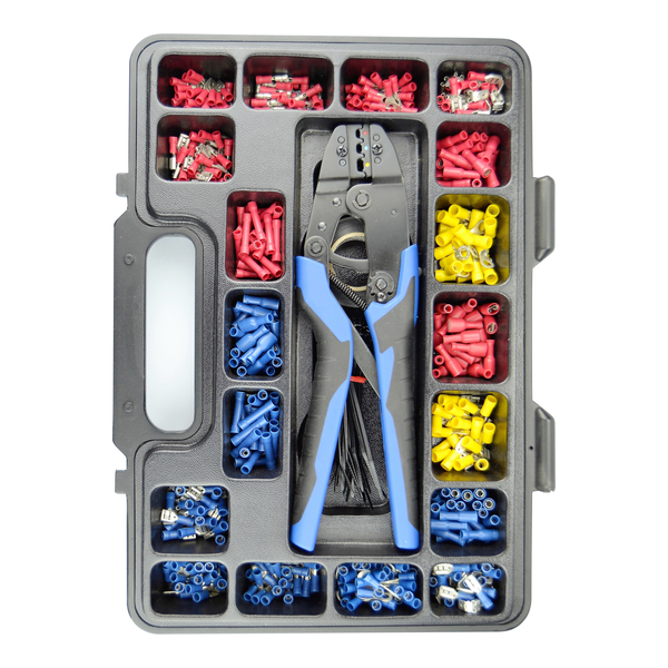 Assortimentsdoos Kabelschoenen + Krimptang PRO | 552-delig
