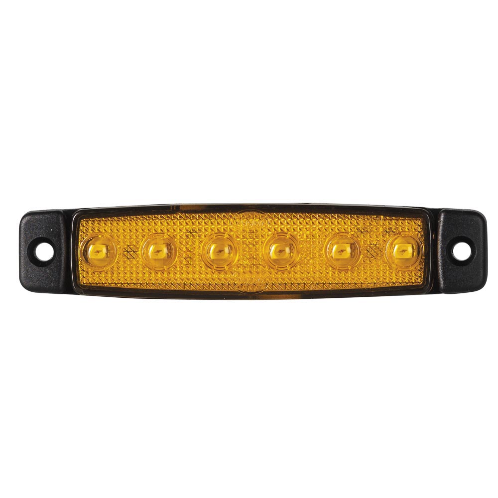 LED Zijmarkering oranje kort 24V