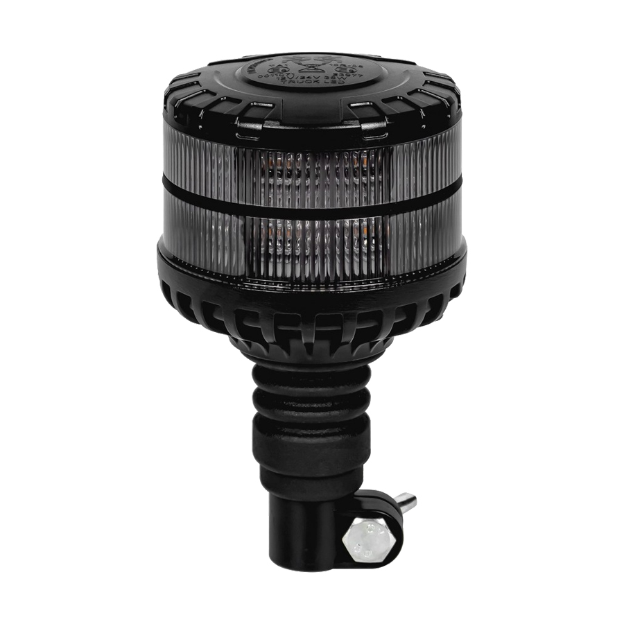 X-Spider LED Zwaailamp Dark look | 2 Flitsfuncties | Oranje