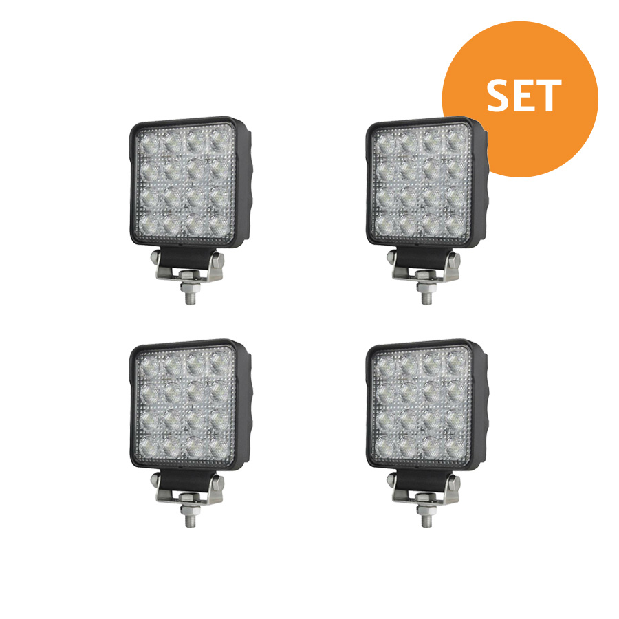 Voordeelset Hella S2500 LED Werklamp 12/24V 2500LM