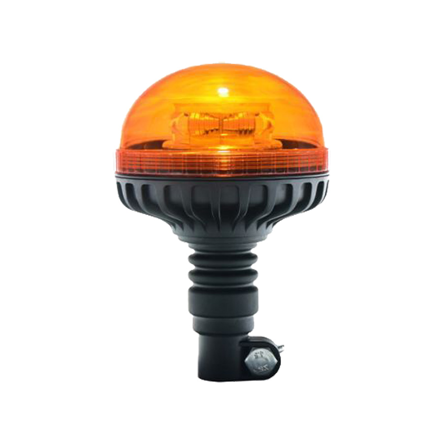 LED Flitslamp Oranje 12-24V | DIN Steun
