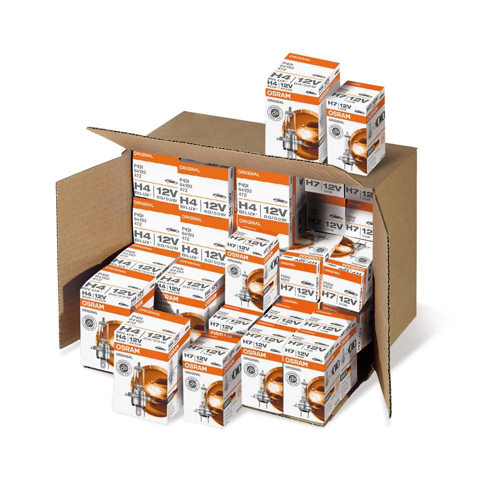 ACTIE 10x Osram Original Line H7 Halogeen Lamp 12V PX26d