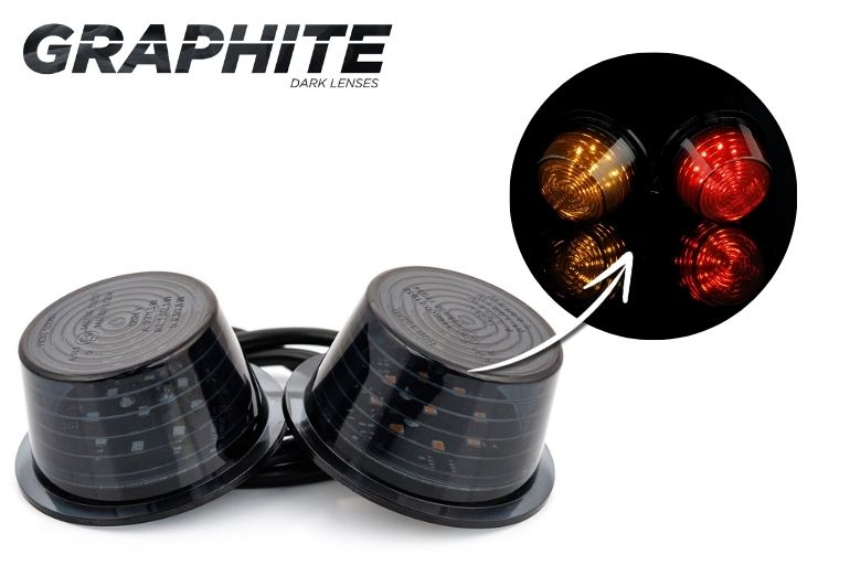 Horpol LED Breedtelamp Units Oranje & Rood | MDBC-2623/GRAPHITE