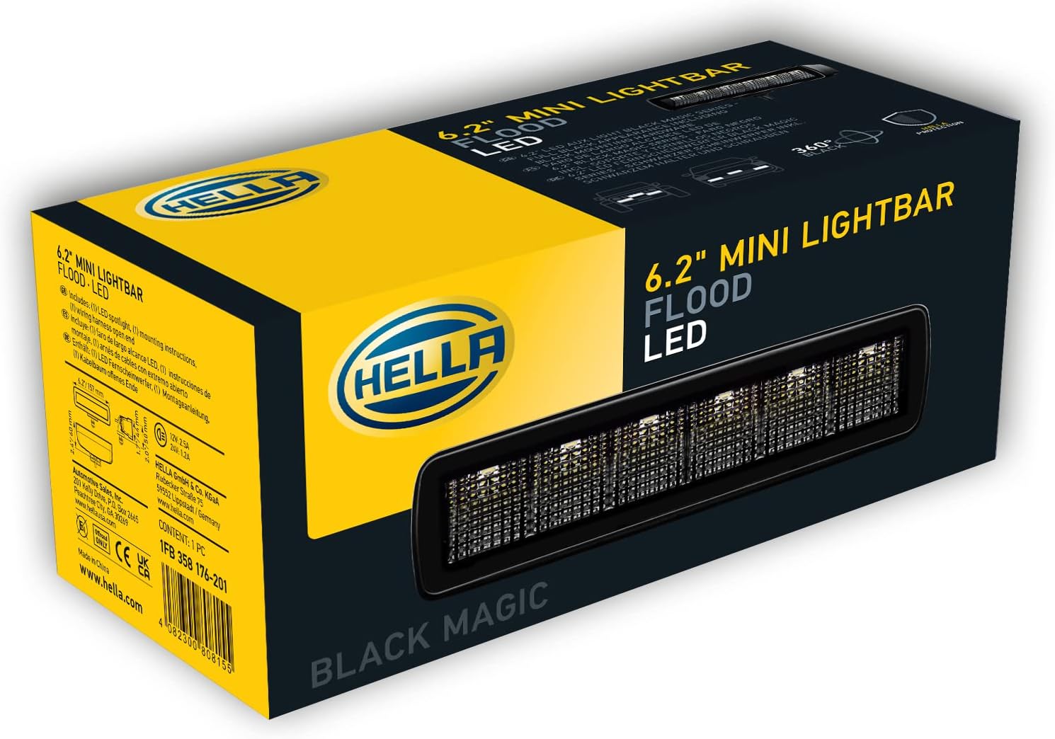 Hella LED Mini Lightbar 6.2" Breed | 1FB 358 176-201