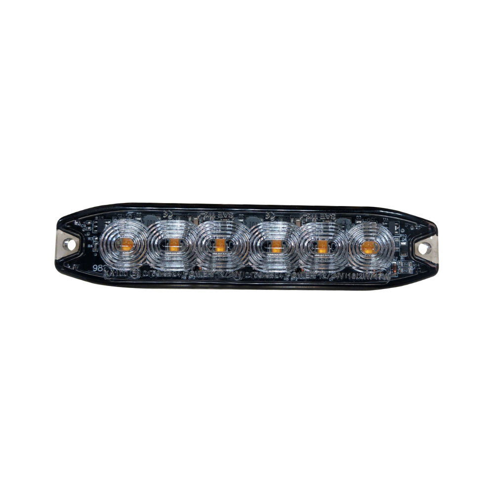 LED Flitser Oranje 12-24V | 6-LED
