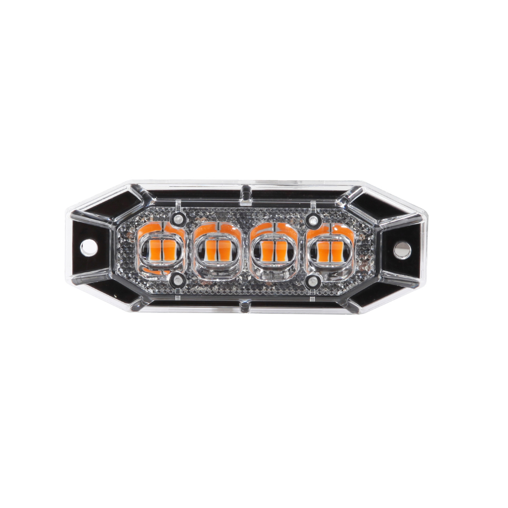 LED Flitser Oranje 12-24V | 8-LED