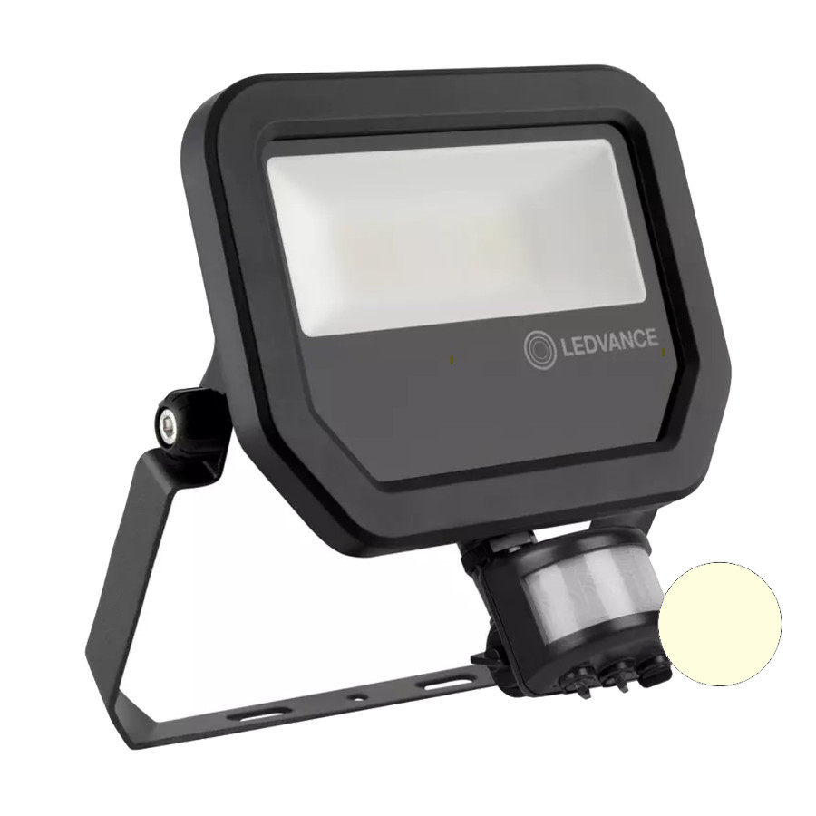 LED Bouwlamp FL 20 17W  230V + Sensor 3000K