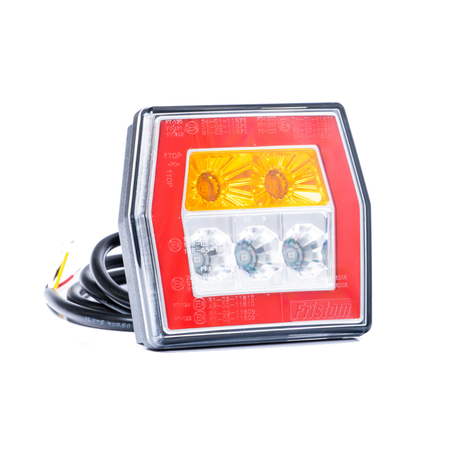 Fristom FT-121 LED Achterlicht 3-Functies + Kabel