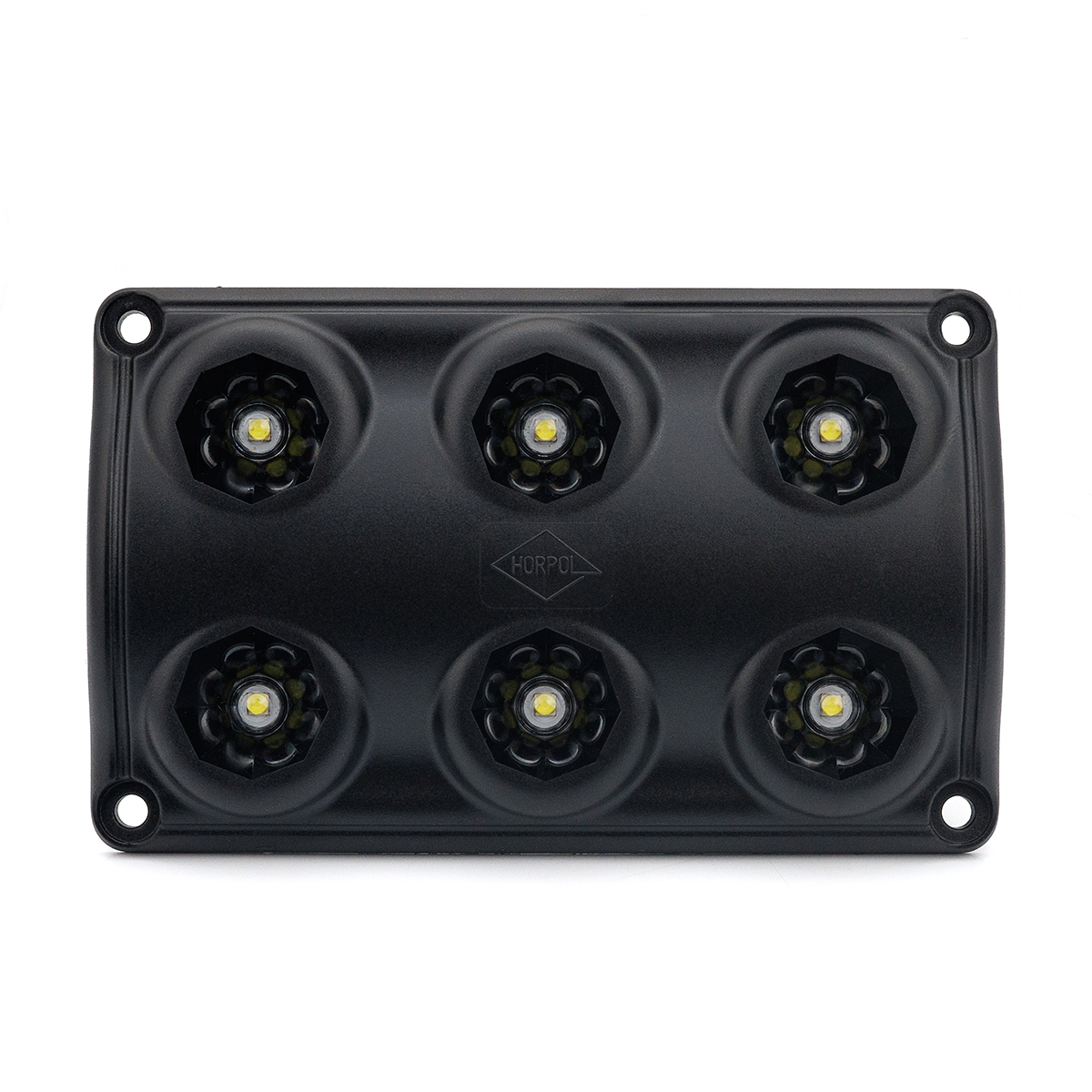 Horpol LED Interieurlamp Zwart 12-24V | 6-LEDS