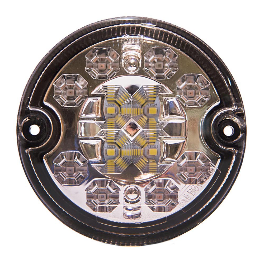 Led Achterlicht 2 Functies Rond &Oslash;95mm