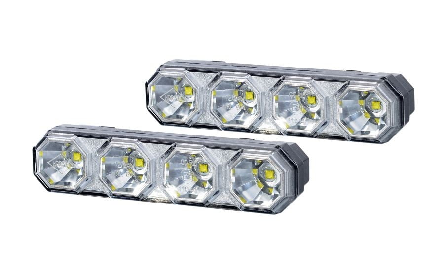 Horpol LED Dagrijverlichting Set Met 4 LED's 12/24V | LDR-2106