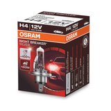 Osram H4 Halogeenlamp 12V 60/55W P43t Night Breaker Silver_