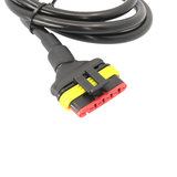 6-pins Female AMP-Superseal kabel 1 meter_