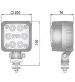 LED Werklamp 2500 LM Verstraler + Deutsch-DT_