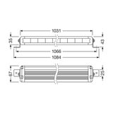 Osram LED Lightbar Combi VX1000-CB SM 103CM_