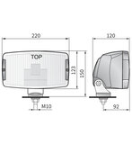 Verstraler HP5 met LED stadslicht_