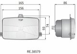 Koplamp H4 156x93x86 3-punts Bevestiging_