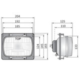 Wesem H4 Inbouw Koplamp 204x165_