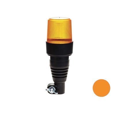Oranje Led flitslamp Met Flexibele DIN Steun