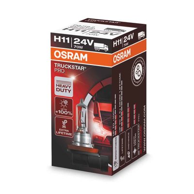 Osram H11 Halogeenlamp 24V 70W PGJ19-2 Truckstar Pro