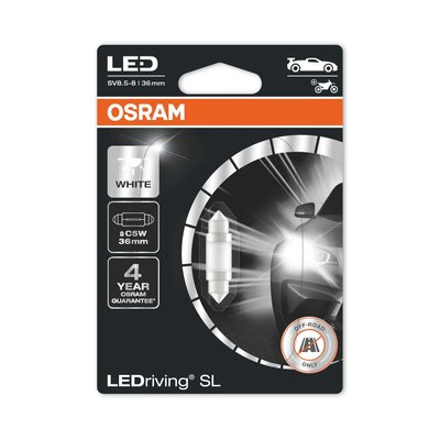Osram C5W LED Retrofit 36mm Wit 12V SV8.5-8