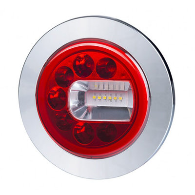 Horpol LED Mist- en Achteruitrijlamp Rechts Chrome LUNA LZD 2453