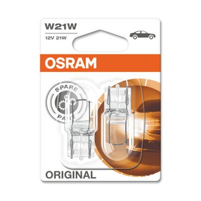 Osram W21W 12V Gloeilamp W3x16d Original Line 2 Stuks