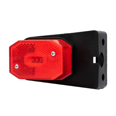 Fristom LED Markeringslamp Rood met Hoekhouder FT-001