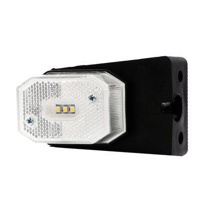 Fristom LED Markeringslamp Wit met Hoekhouder FT-001