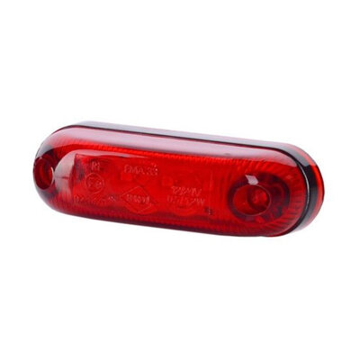 Horpol LED Markeringslamp Rood Ovaal LD-410