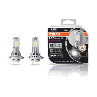 Osram H7/H18 HL Easy LED Koplamp 16W PX26d/PY26d-t Set 12V