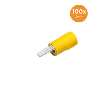 Stift Kabelschoen Geel 10mm 100 Stuks