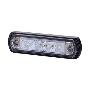 Horpol LED Markeringslamp Wit Platte Montage 4 LEDS LD-675