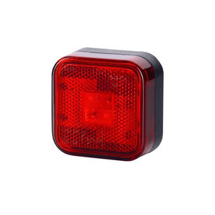 Horpol LED Achtermarkering Rood Vierkant 12-24V LD 098