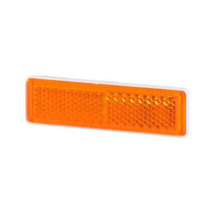 Reflector Rechthoekig Met Plakstrip 69x19,5mm Oranje