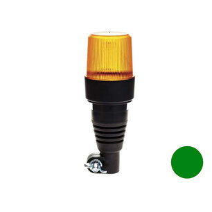 Groene Led flitslamp Met Flexibele DIN Steun