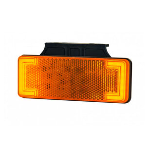 Horpol LED Zijmarkering Oranje 12-24V NEON-look Zijkant + Bevestigingsbeugel
