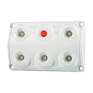 Horpol LED Interieurlamp Wit/Rood Dimbaar + Schakelaar LWD 2157